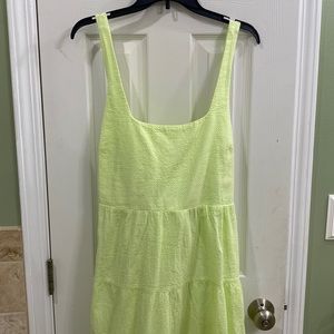Women's Plus Size Sleeveless Tie-Back Tiered Dress - Ava & Viv™